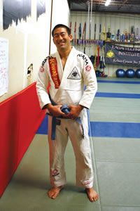 Kawakami finds balance in jiu-jitsu. Photos courtesy Derek Kawakami
