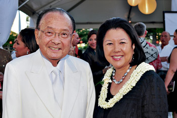 U.S. Sen. Daniel K. Inouye and wife Irene. Lawrence Tabudlo photo ltabudlo@midweek.com