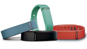The Fitbit wristband tracks your steps, distance, calories burned and sleep quality | Photo courtesy Fitbit