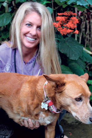 Dr. Steinberg with her pooch Kyah | Coco Zickos photo