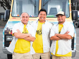 Team Aloha Plate (from left) Lanai Tabura, Shawn Felipe and Adam Tabura. Photo from Lanai Tabura
