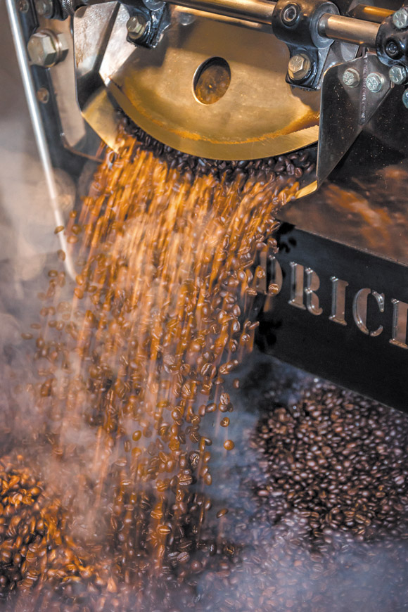 Wake up and smell the coffee … roasting 