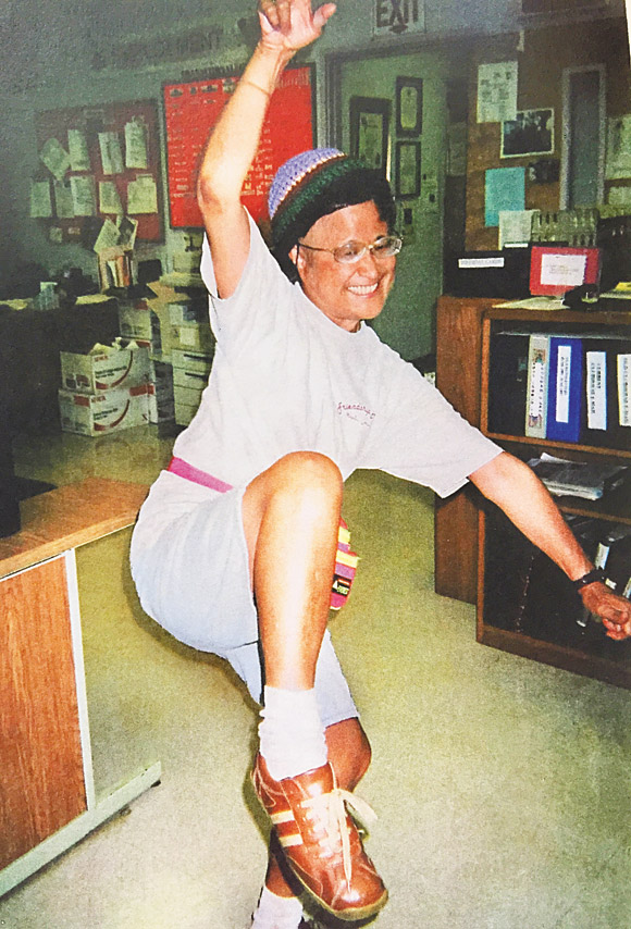 Laura Miyashiro has been a member of Friendship House for some 20 years and has always managed to have a good time and laugh despite suffering from many affl ictions. Photo courtesy Friendship House 