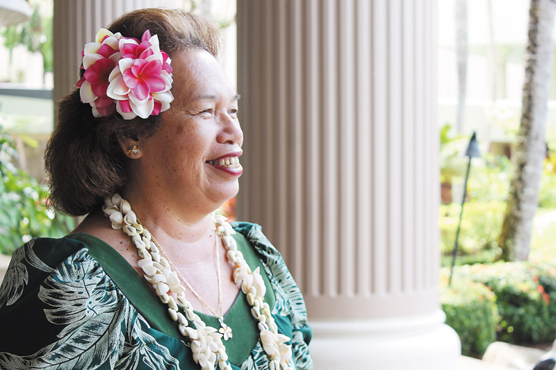 Haunani Kaui is a longtime Hawaiian musician 
