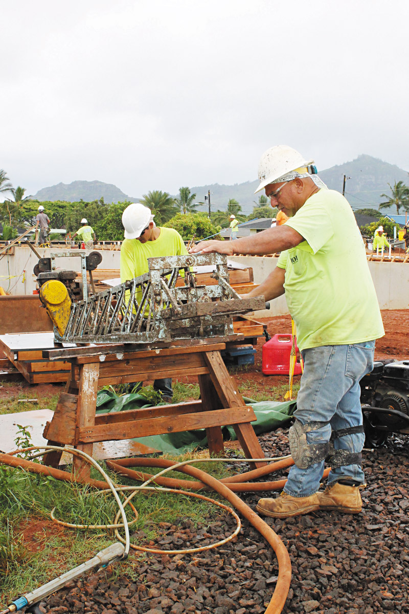 Construction is currently underway for the second phase of Kanikoo senior housing project in Lihue 