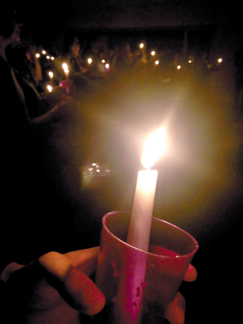 YWCA of Kauai sponsors an annual candlelight vigil in honor of victims and survivors of domestic violence and sexual assault 