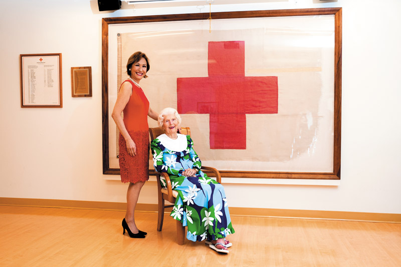 American Red Cross of Hawaii celebrates its centennial this year, and CEO Coralie Chun Matayoshi — and longtime volunteer LaBurta Atherton, who also is ringing in her 100th birthday in 2017 — share how important volunteers are to the organization