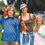 Orion, Michelle and Maya Clark