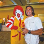 Ronald McDonald and Dr. David Rovinsky