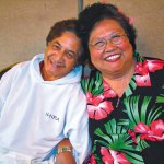 Valetta Jeremiah and Aunty Bev Muraoka
