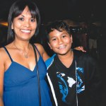 Emily Cayabyab and son Keola