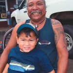 Pope Navales and grandson Kahanu Blackstad