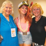 Sylvia Partridge, Bonnie McKee and Madeleine Brandli