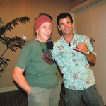 KMF volunteers Marj Dente and Victor Ascuena