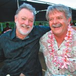 Larry Wilhelm and Tom French, program director for Children's Justice