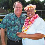 Tim Bynum and Rev. Lady Ipo Kahaunaele-Ferreira