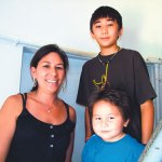 Lisa, Ekolu and Chase Lee