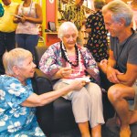 Alice Parker, Frances Frazier and John Wehrheim
