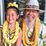 Aliana Ho and Uncle Nathan Kalama. Photo by Kat Ho