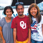 Sheri and Ken Tazaki and Janice Maehata