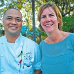Chef Romel Begonia and Marisa Hurley