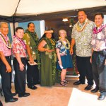 Sonia Topenio, Kaipo Asing, Kirk Nakamoto, kumu alaka‘i Aikane Alapa‘i, kumu Kehaulani Kekua, Dee Dee Letts, Mayor Bernard Carvalho and Leland Kahawai