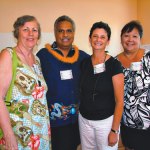 Joan Luzney, Kipukai Kualii, Renae Hamilton and Nani Bandmann