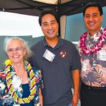 Dee Dee Letts, Dave Nakamura and Leland Kahawai