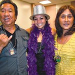 Ernie Basconcillo, Tiana Kunioka and Leoni Basconcillo