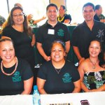 (front) Marla Silva, Kawehi Mahi, Joletta Mararagan, (back) Iwalani Herrod, Pono Remata and Mel Mararagan