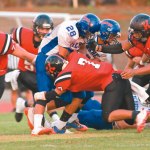 Austin Oshiro makes the stop