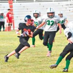 Monty Tipps (23) looks for an opening