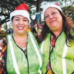 Jade Battad and Theresa Koki