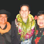 Uli‘i Castor, Lt. Gov. Brian Schatz and Jean Dobashi
