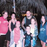 Carly Balino, Taralyn Manzano, Chris Tanaguchi, Kimo and Dylan Balino, and Jadelyn and Crystalyn Manzano