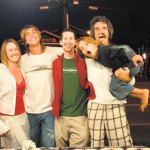 Shelly Om, B, Nathan Agin, Zander Phelps and Tristan Vitte-Phelps