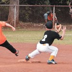 Joshua Garcia gets Kamalei on a force out