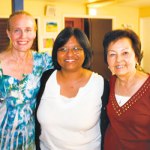 Brenda Biehler, Marly Madayag and Edna Holdman
