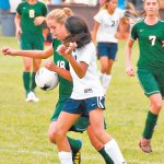 Kapa‘aâ€™s Madisson Hinkel works against Bailey San Agustin-Nordmeier