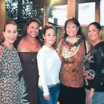 Pi‘ilani Lee Hornstine, Madeline Guyett, Jayne Pereira, Emma Rogers and Cherril Sparks