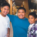 Jalen Yago, Christian Iloreta and Brandon Agas