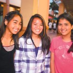 Ashlee Lucas, Railee Layosa and Emma Tokioka