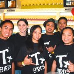 ‘T-Birdsâ€™ Jake Yago, Tasho Pullen, Jurell Vautista, Cheryl Arizo, Kenneth Pumares and Jewel Alquisalas