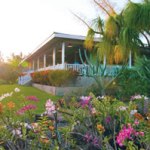 Sunset over the south-facing lanai