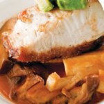 Ono with tomato broth