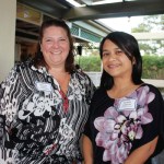 Deborah Crippen and Zenaida Valencia