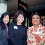 Susan Metivier, Joyce Vidinha and Eddie Topenio