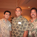 Dereck Kaneshiro, Kalawai‘a Lee and Steven Pereira