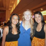 Ku‘uipo Rapozo, Abby Hamman and Tori Pezario
