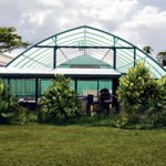 The new greenhouse at Wilcox Elementary School